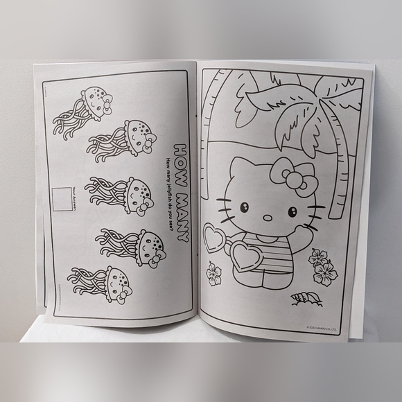 Hello Kitty Sanrio Giant Coloring and Activity Book, NEW - Picture 4 of 6
